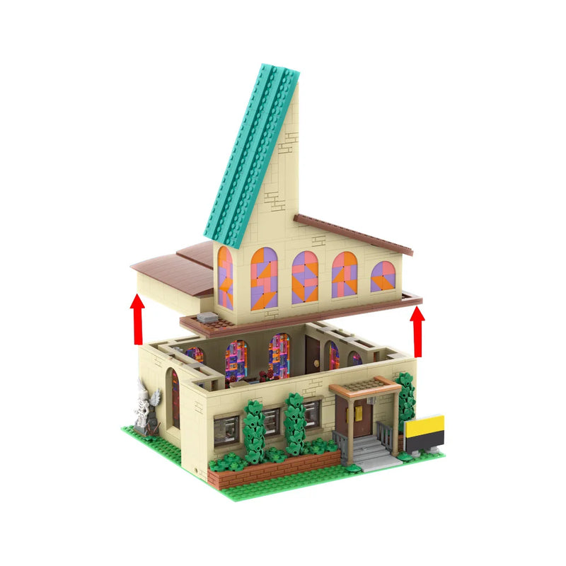 Jeu de construction église de Springfield