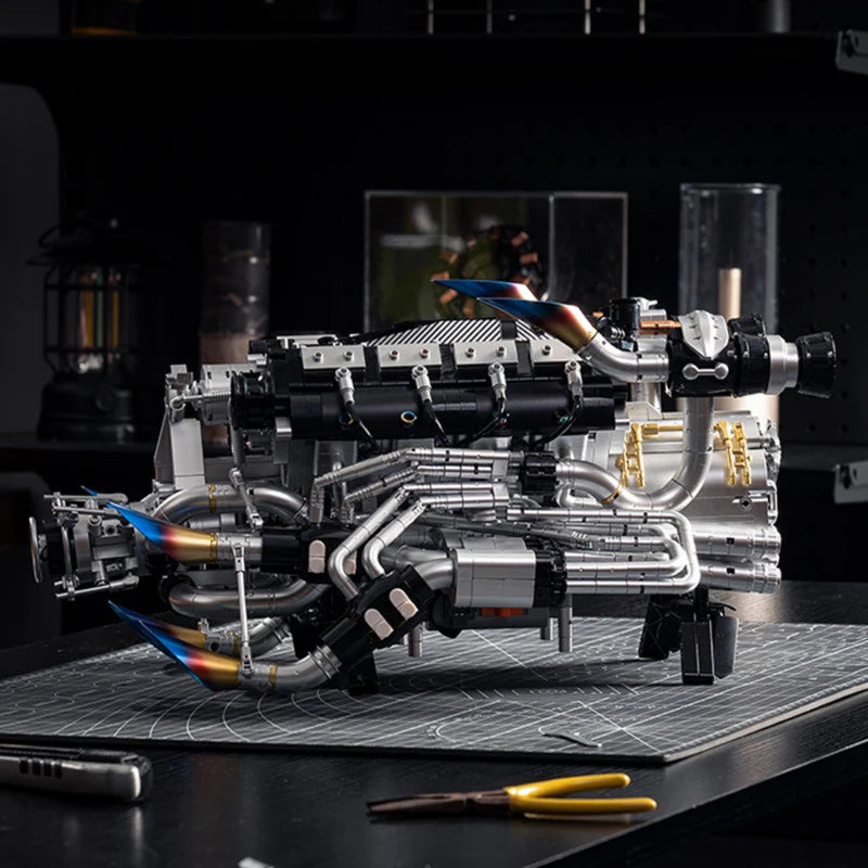 Jeu de construction moteur V8