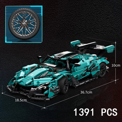 Dimensions et ombre de pièces du jeu de construction Apollo Intensa