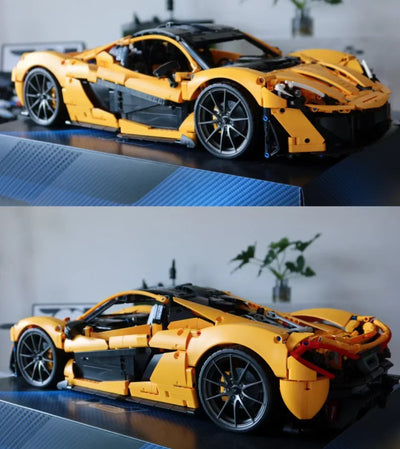 Vu en détails sur la face avant et arrière de la McLaren P1 à construire.