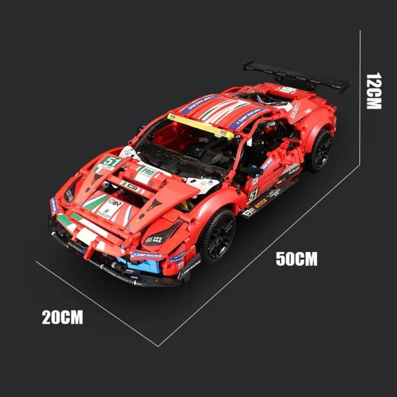 Jeu construction voiture Ferrari 488