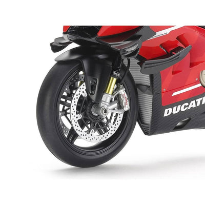Fourche avant détaillé de la maquette moto Ducati Superleggera