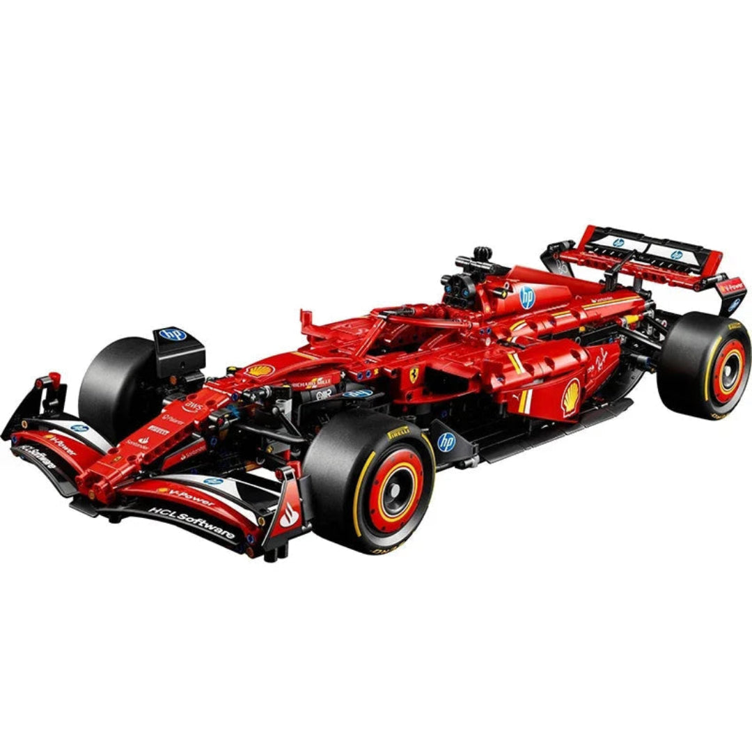 Jeu de construction voiture Ferrari SF-24 couleur rouge