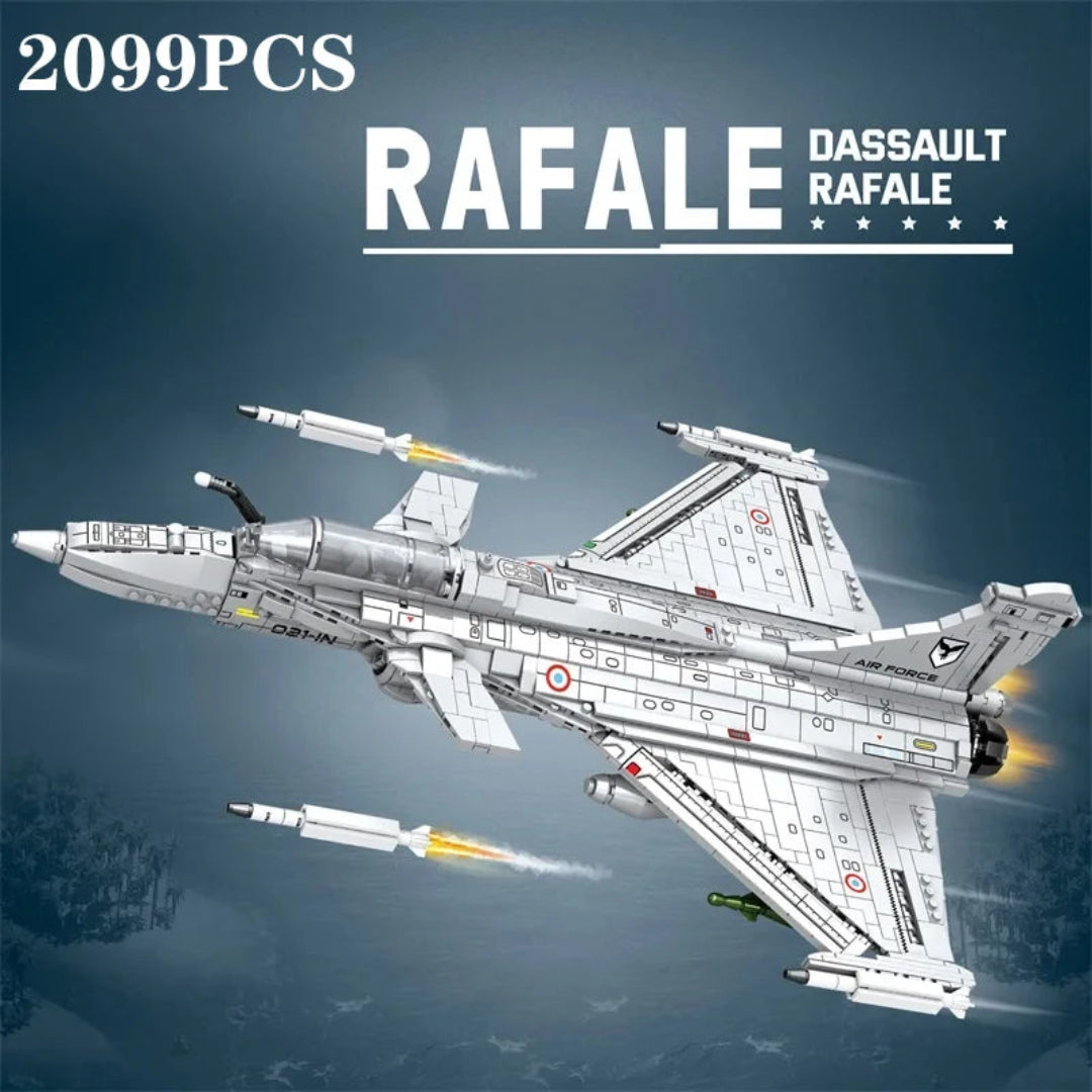 Maquette avion de chasse Dassault Rafale – jeu de construction 2099 pièces