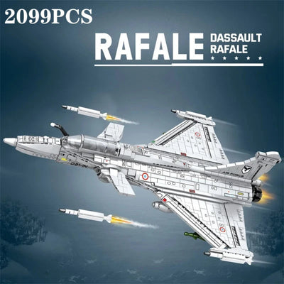 Maquette avion de chasse Dassault Rafale – jeu de construction 2099 pièces