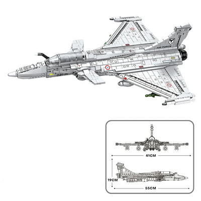 Maquette avion de chasse Dassault Rafale de l'armée française