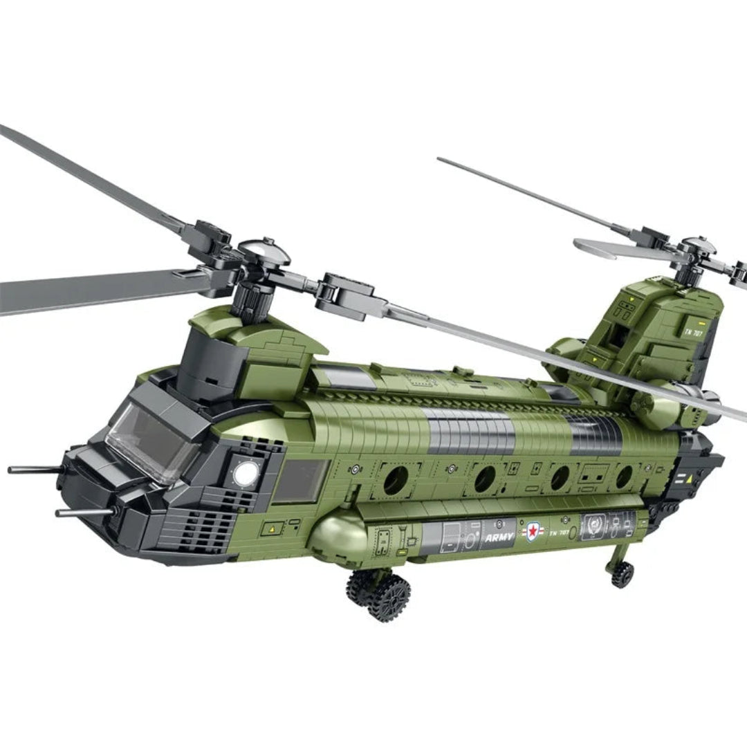 Maquette hélicoptère de combat à construire