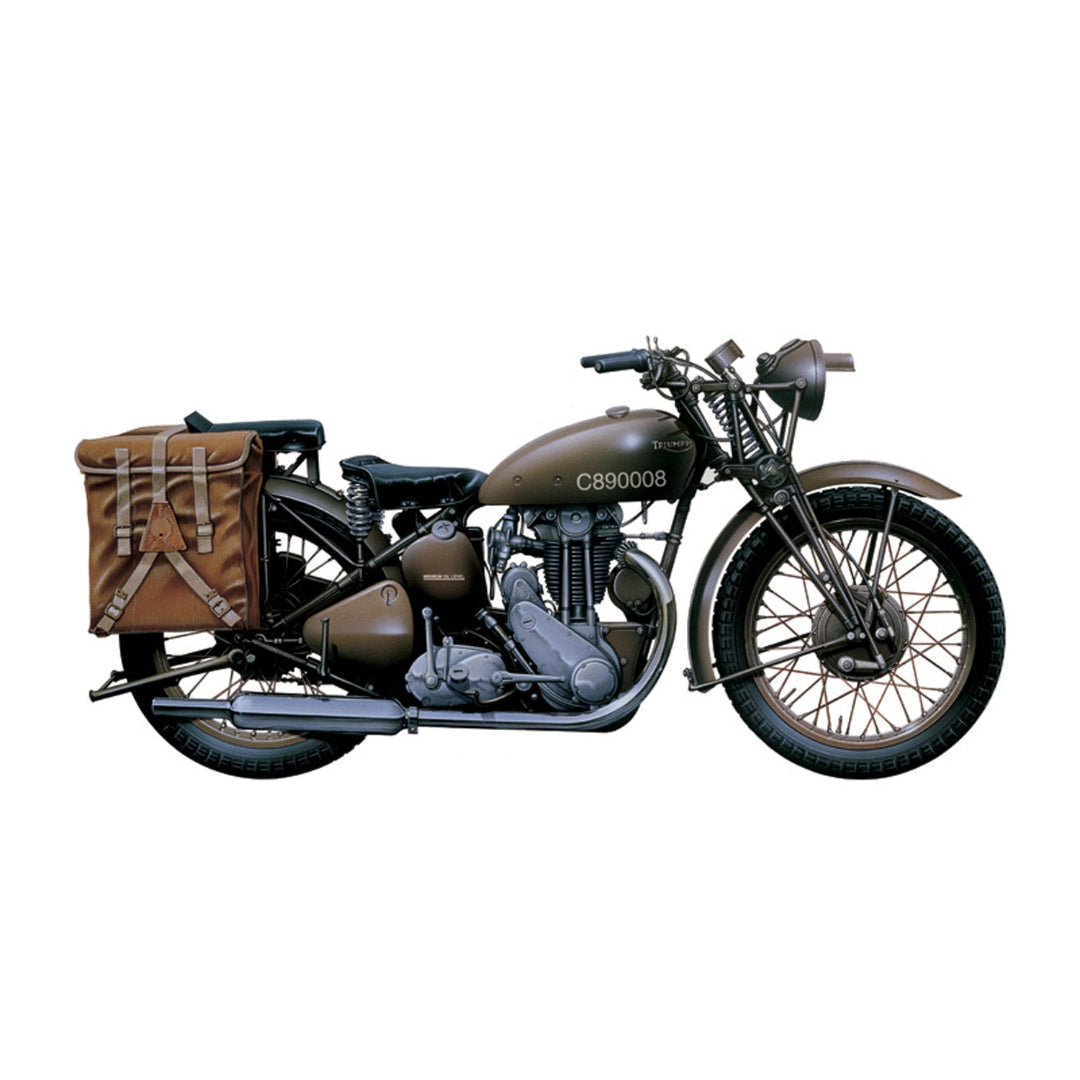 Maquette moto Triumph 3HW Militaire – kit plastique 1/12 à assembler et peindre