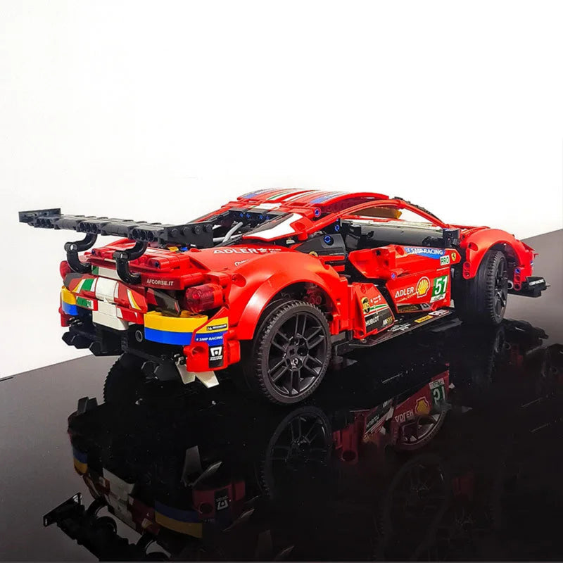 Jeu construction voiture Ferrari 488