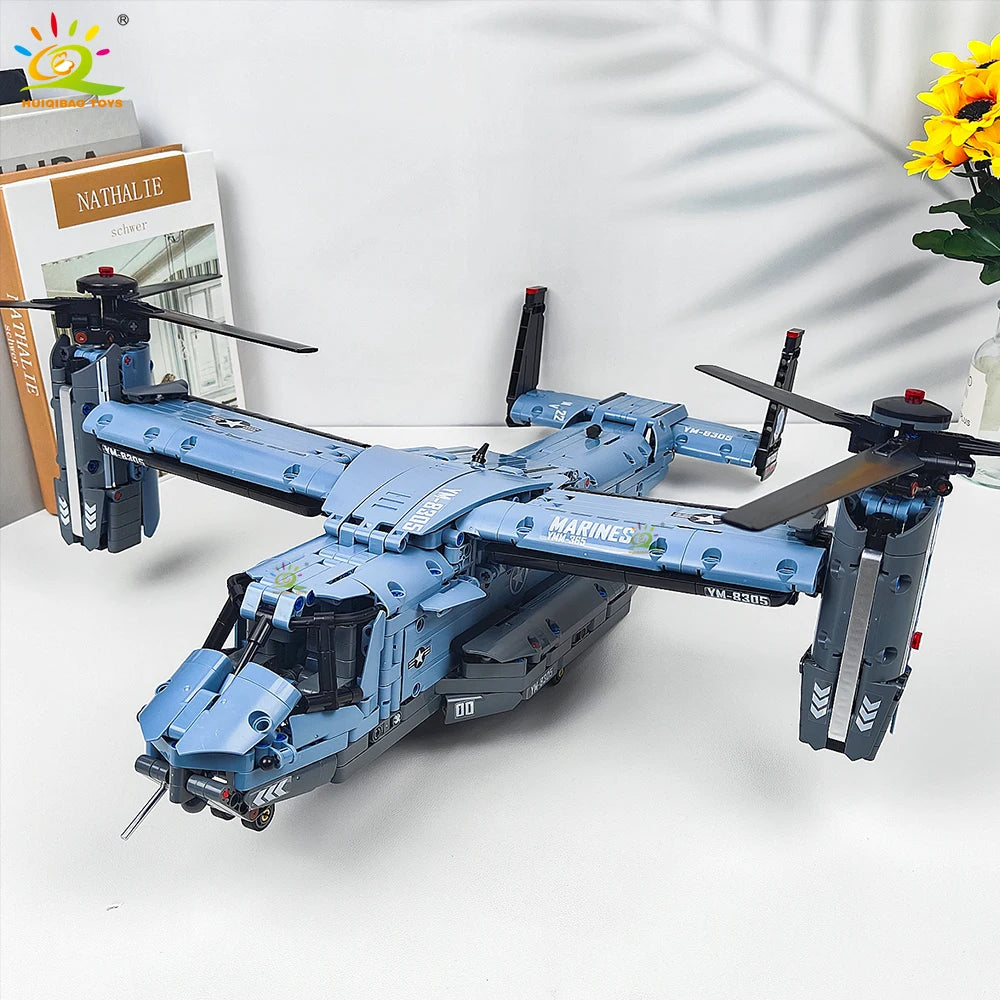 Maquette avion de chasse V-22 Osprey – jeu de construction 1389 pièces