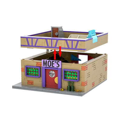 Jeu construction Bar de Moe's