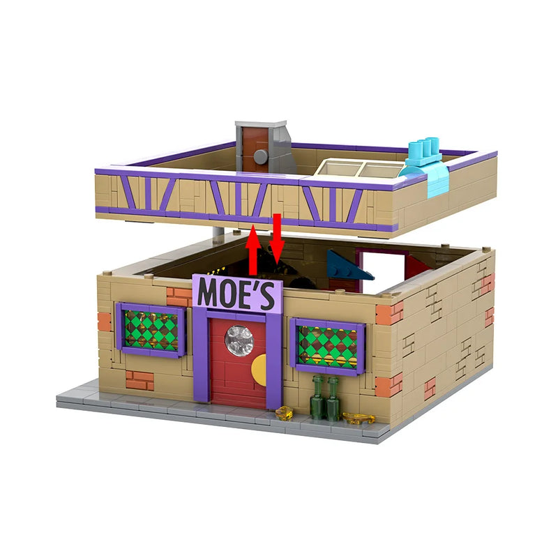Jeu construction Bar de Moe's