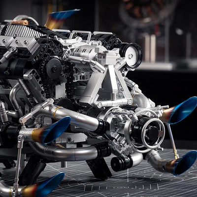 Jeu de construction moteur V8