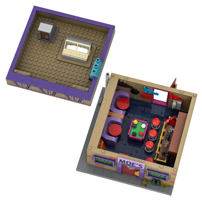 Jeu construction Bar de Moe's