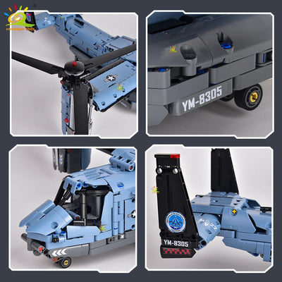 Maquette avion de chasse V-22 Osprey – jeu de construction 1389 pièces