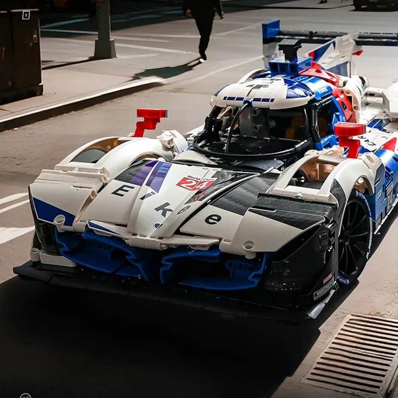 Jeu de construction voiture sport hybride V8