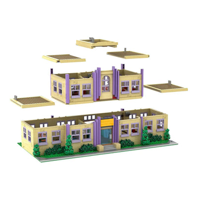Chaque partie de l'école de Springfield morceau par morceau