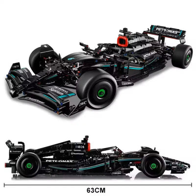 Jeu de construction Mercedes F1 W14 avec dimensions échelle 1:10