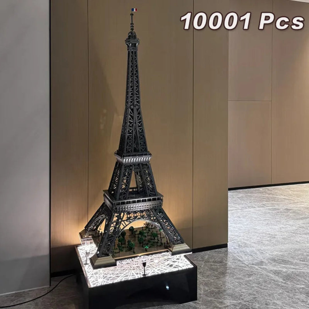 Jeu de construction tour Eiffel 10 000 pièces — réplique de la Dame de Fer