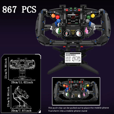 Dimensions du jeu de construction volant de sport